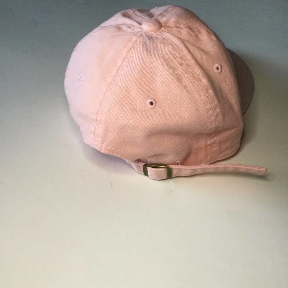 AMERICAN NEEDLE NEW YORK YANKEES LOGO BASEBALL CAP PINK OS ADJUSTABLE NWT